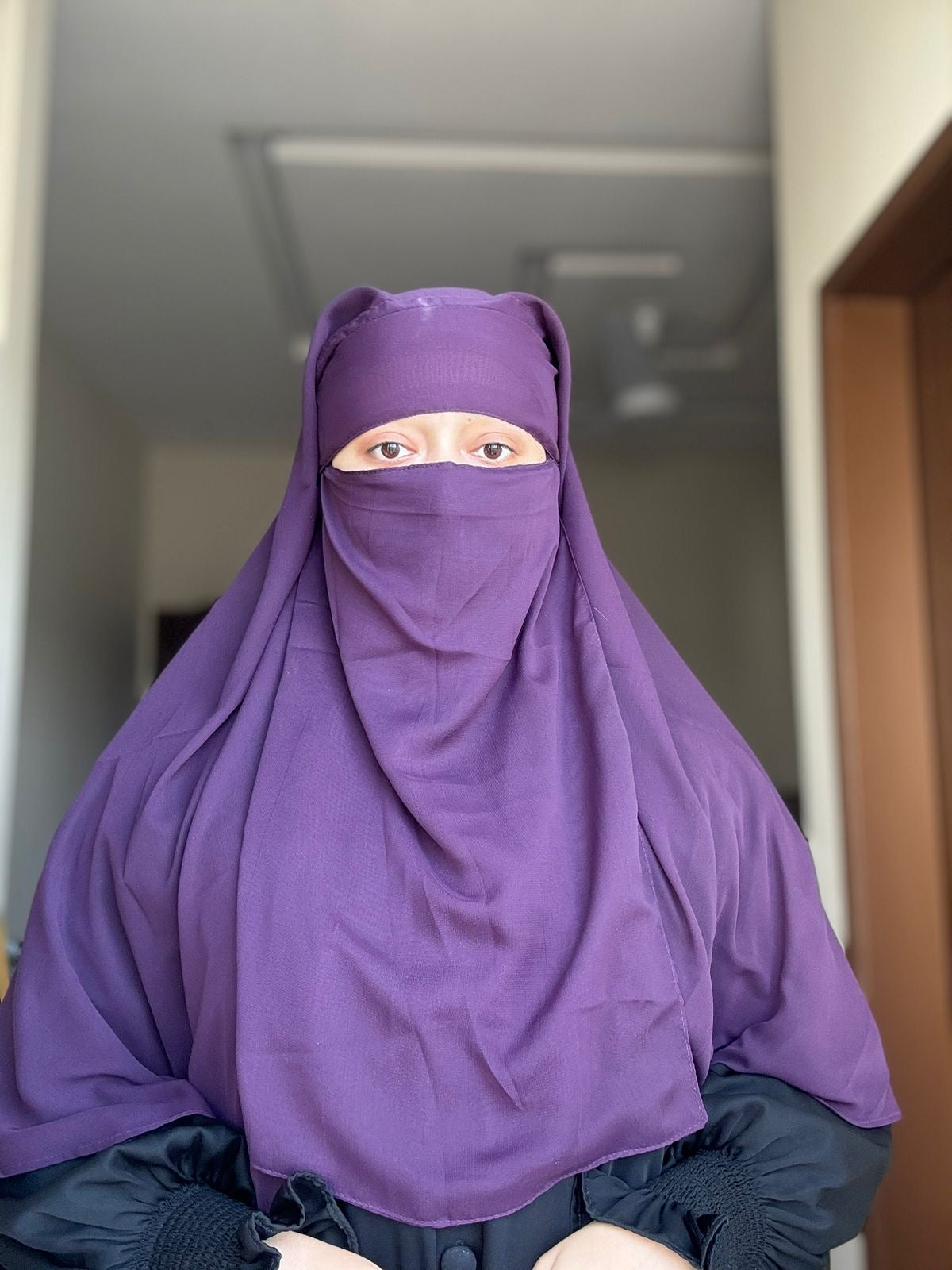 SINGLE LOOP HIJAB WITH MATCHING NIQAB