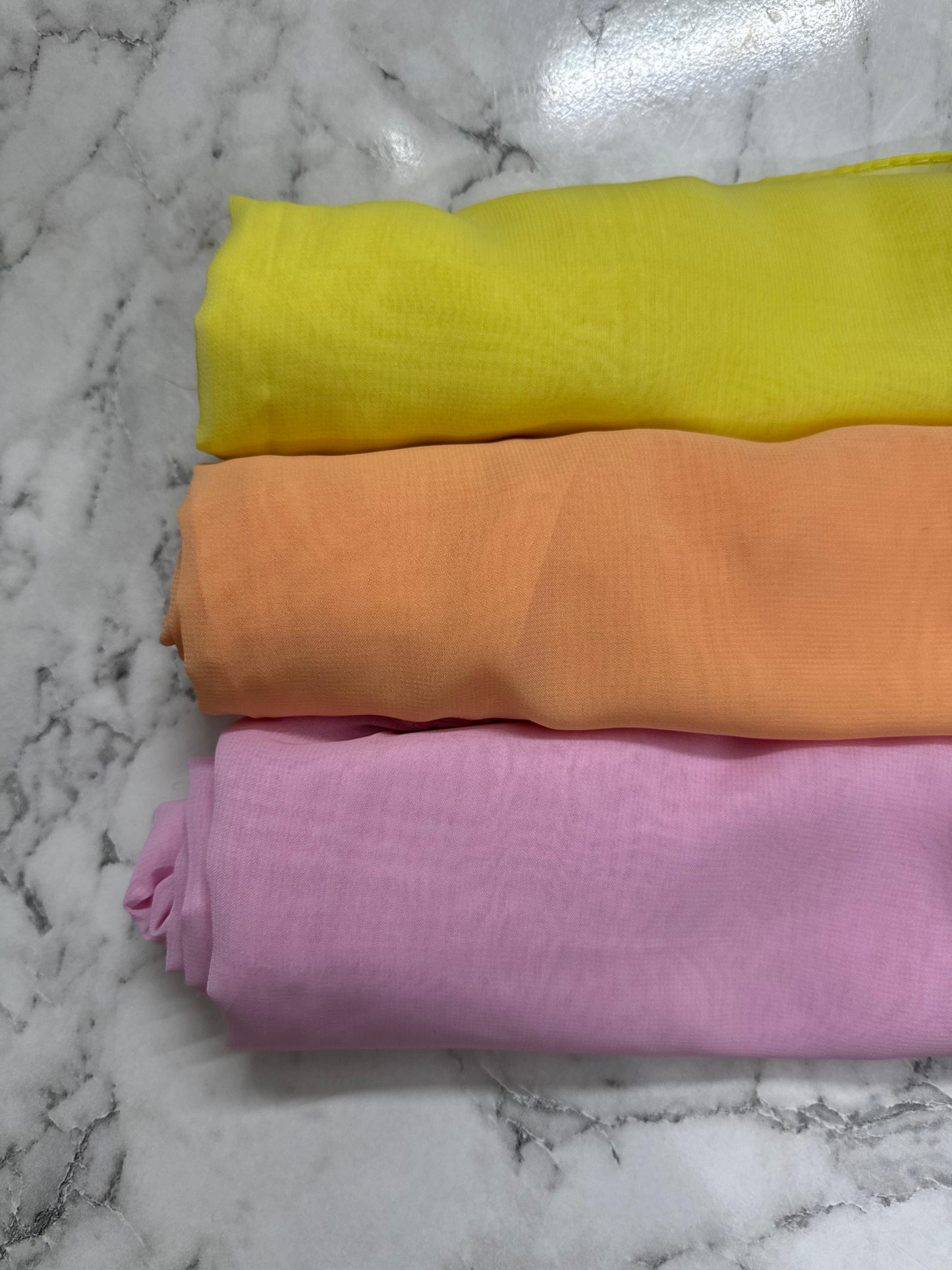 3 - PACK OF 3 GEORGATTE HIJABS
