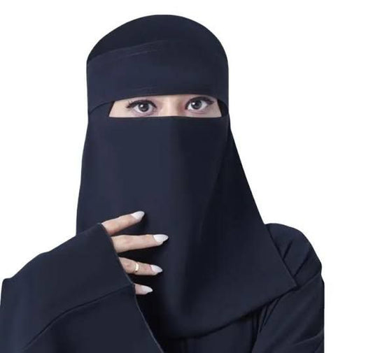 Saudi niqab with bukram